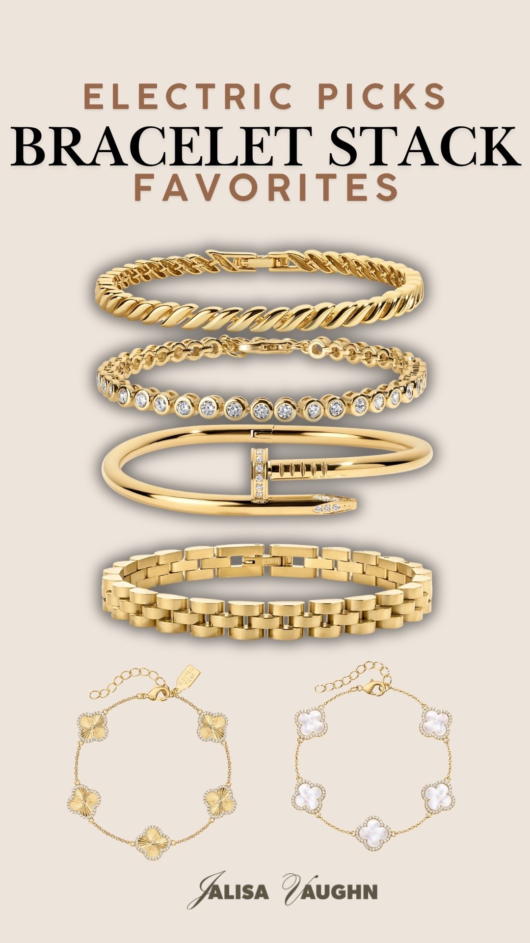 Recent order of jewelry I added to my stack!!