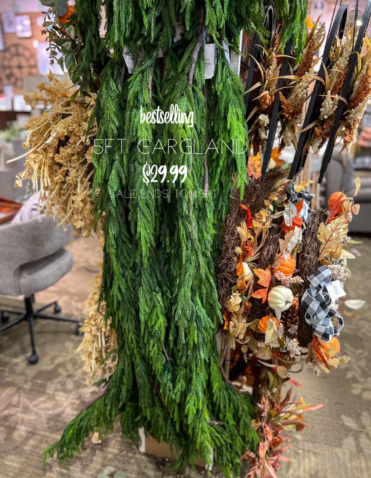 Christmas Decor Must Have: Norfolk Pine Natural Touch Stems! 🎄Go