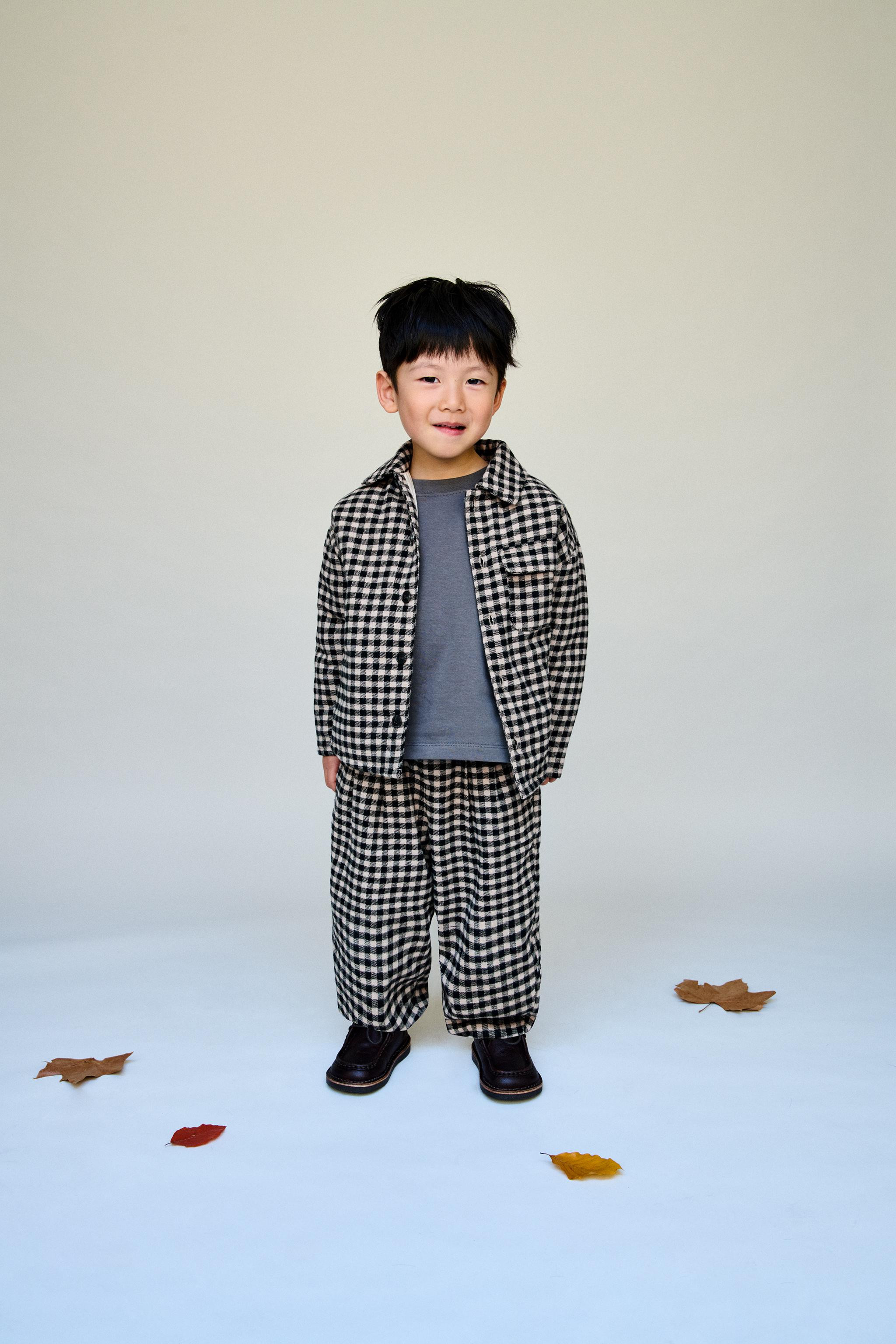 GINGHAM PLAID OVERSHIRT | Zara Canada