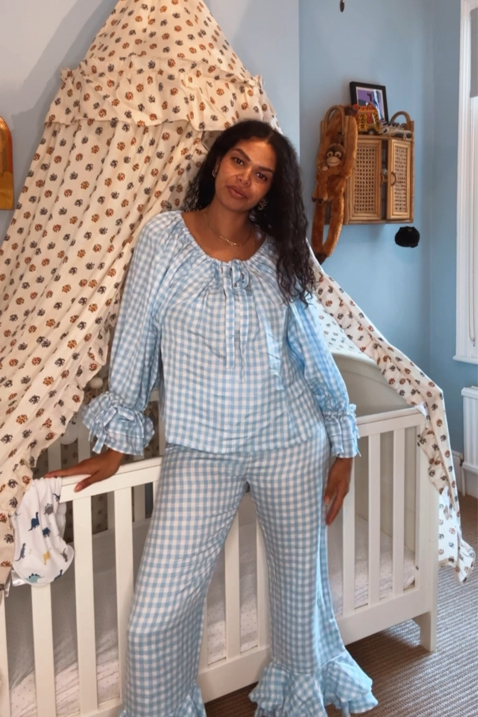 Baby blues in my baby boys nursery 

#LTKsale #LTKstyletip #LTKmaternity