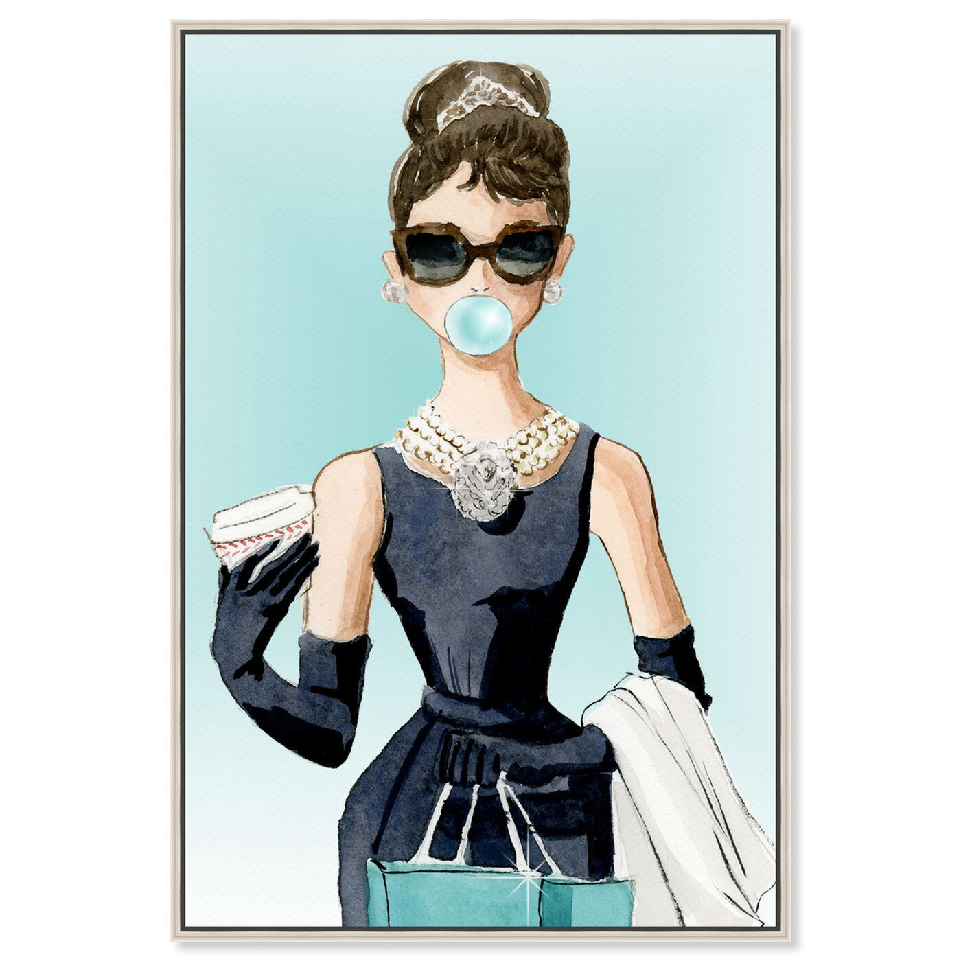 Bubble Gum and Diamonds | Fashion Wall Art | Oliver Gal | Oliver Gal