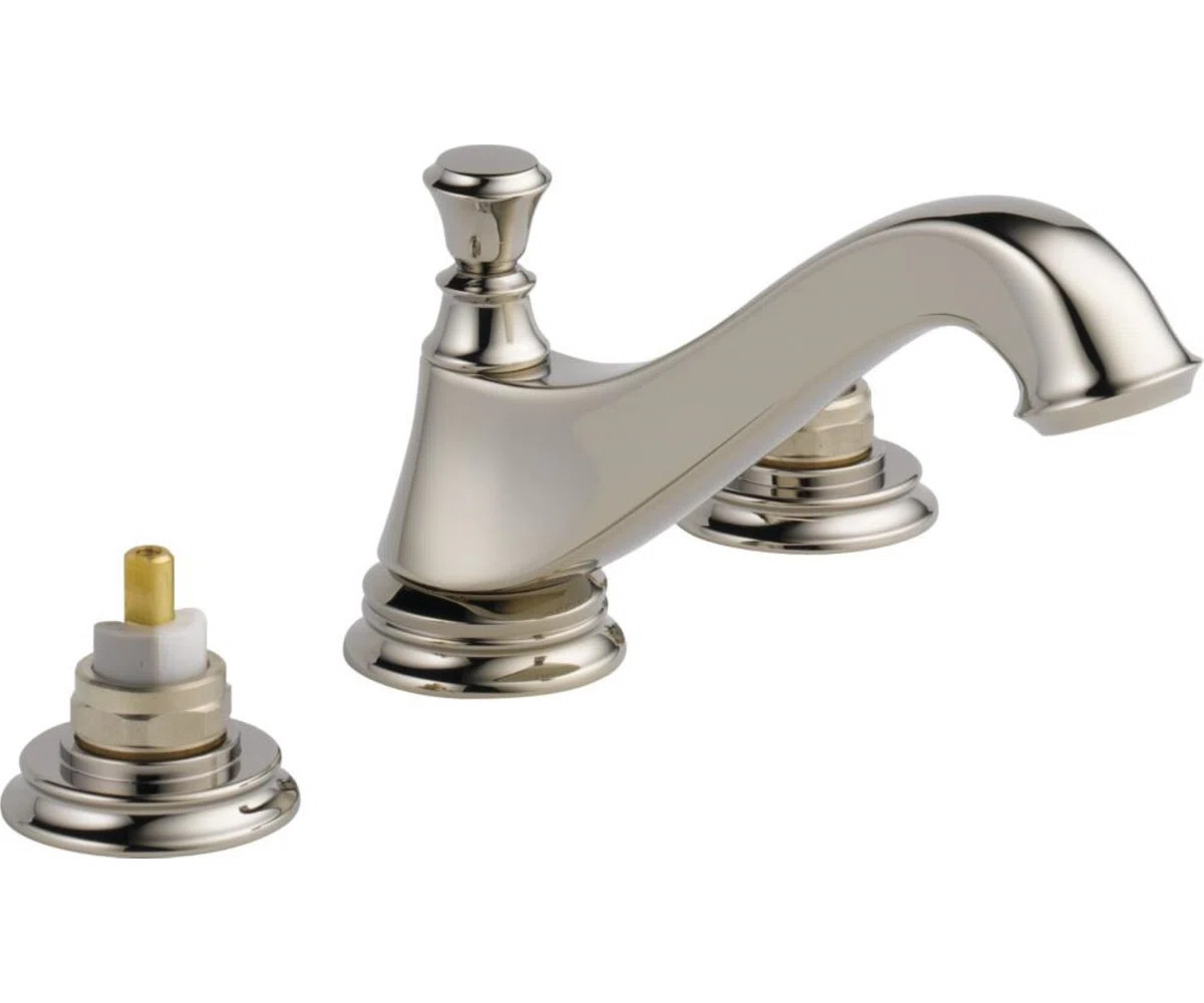 Cassidy\u0099 Widespread Bathroom Faucet with Drain Assembly 3595LF-PNMPU-LHP | Wayfair North America