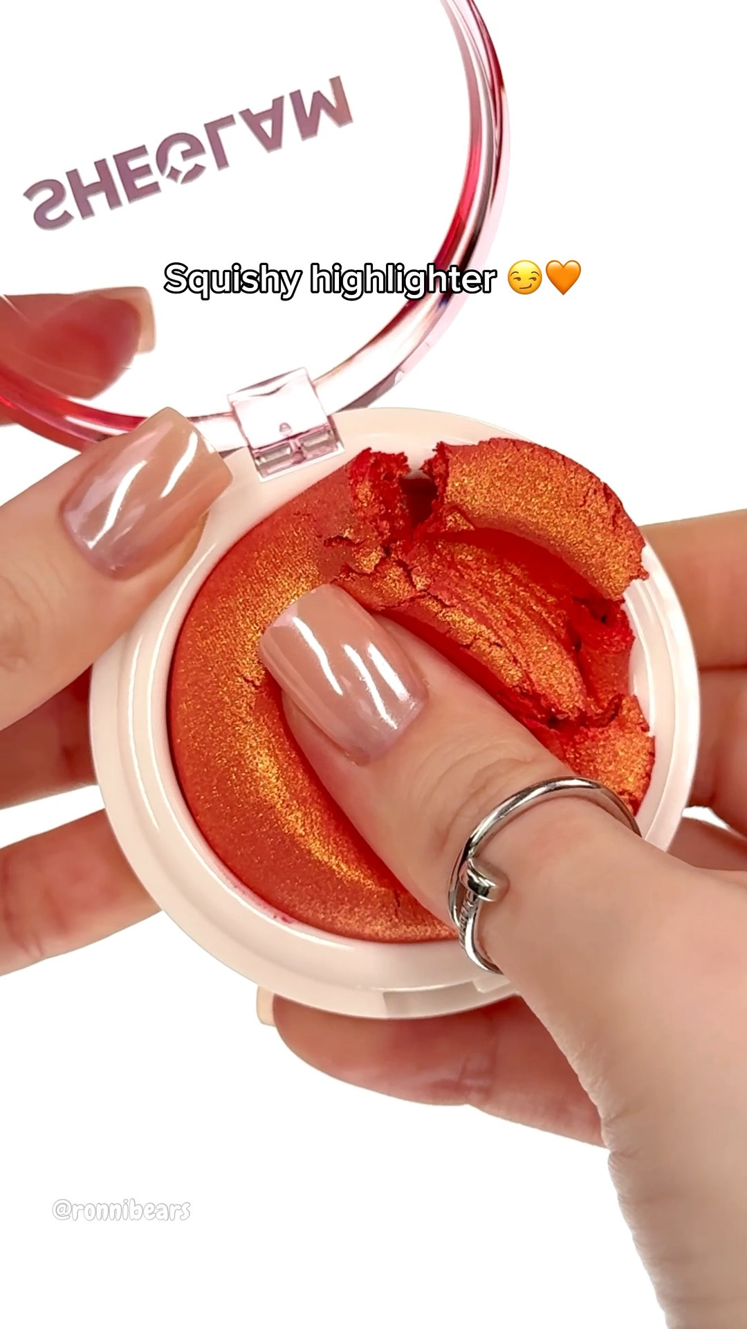 This orange highlighter is squishy 🥺🧡

🛍️ SHEGLAM Glowchi Bouncy Highlighter in Red Bean

#LTKbeauty #LTKautumn #LTKuk