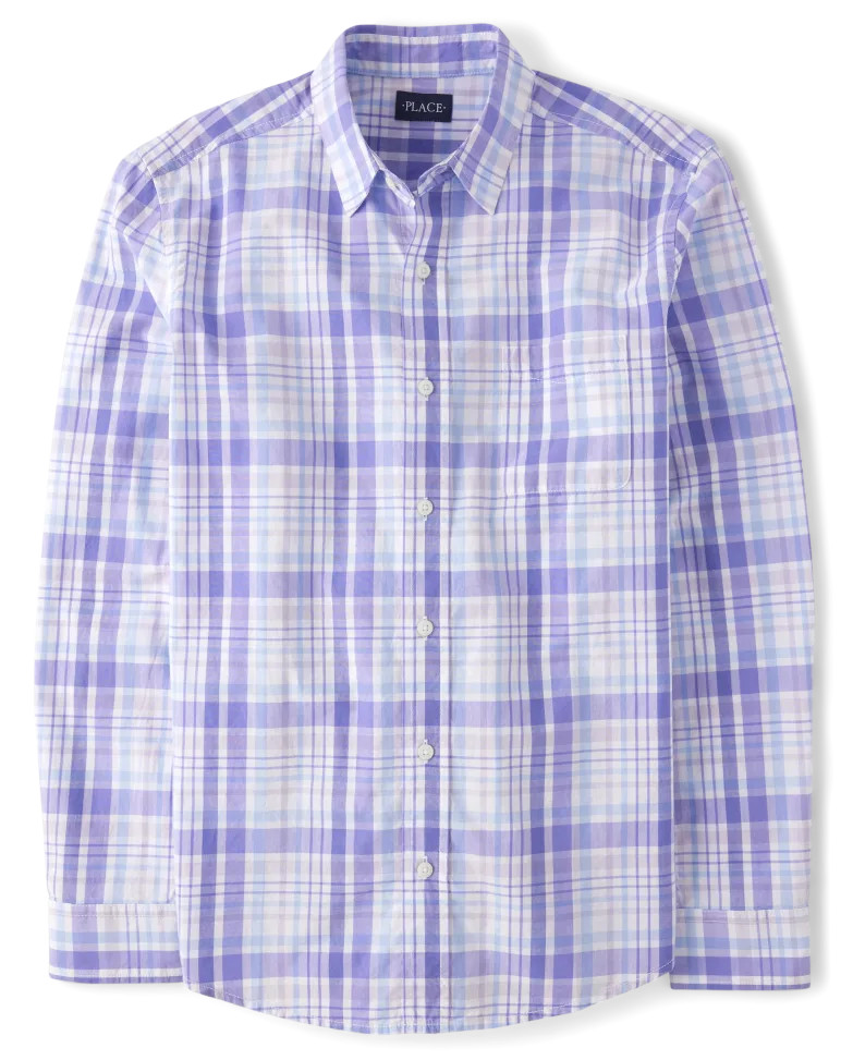 Womens Mommy And Me Short Puff Sleeve Gingham Poplin Woven Tiered Dress | The Children's Place  -... | The Children's Place