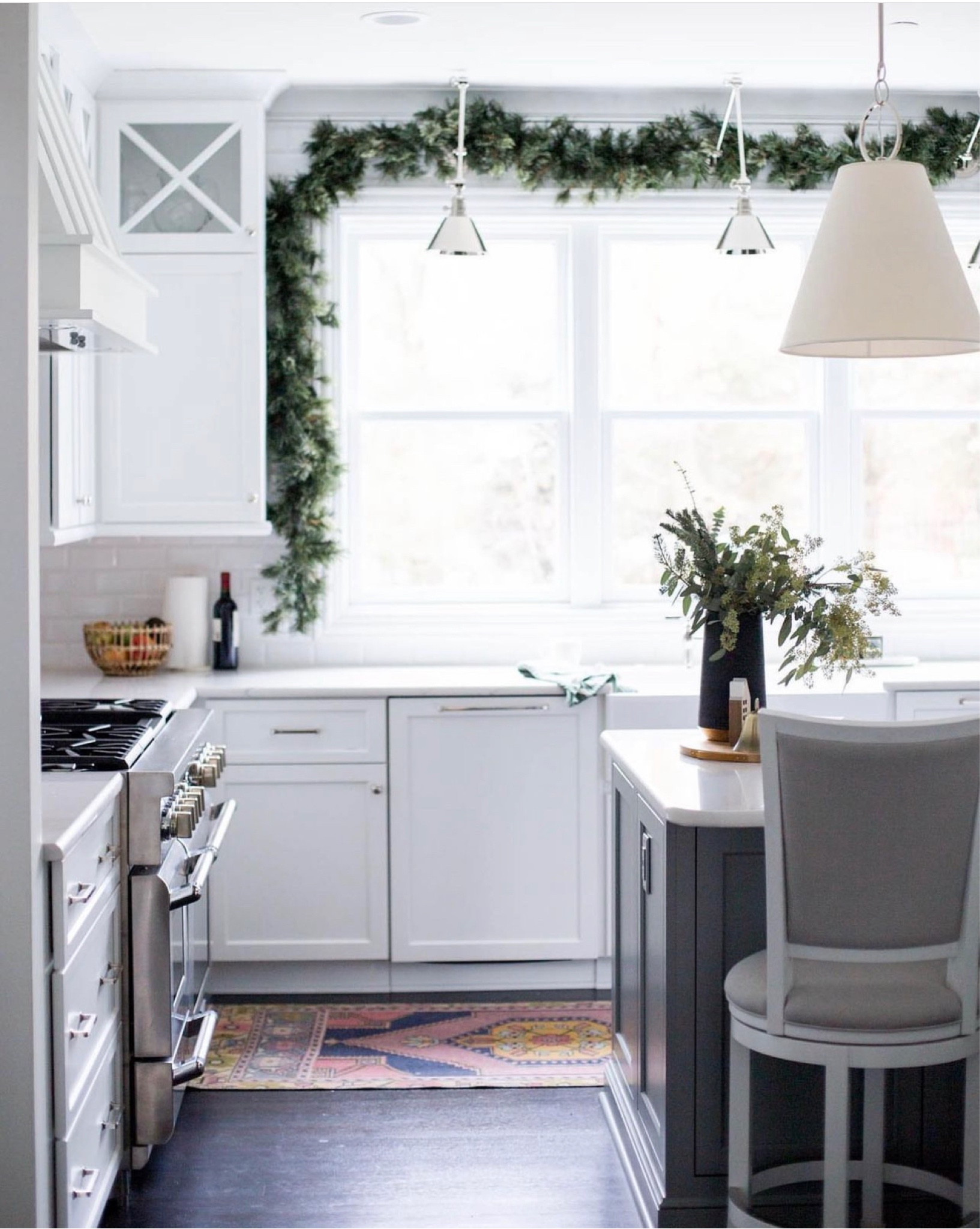 Pre-lot Faux Pine garland I have used two here secured with Command strips. Only $48 each & free shipping! 

#LTKHoliday #LTKHolidaySale #LTKSeasonal