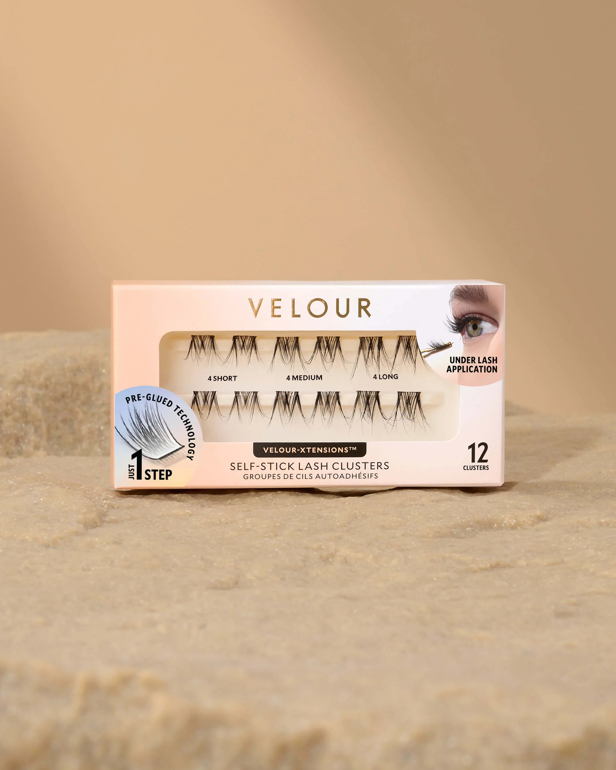 Soft & Wispy Velour-Xtensions™ Self-Stick Lash Clusters | Velour Beauty
