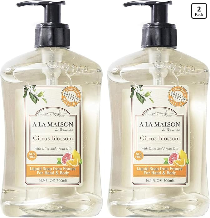 A LA MAISON French Liquid Hand Soap, Citrus Blossom - Natural Hand Wash Made with Essential Oils ... | Amazon (US)