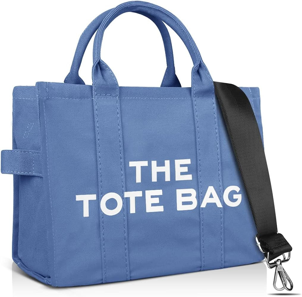 The Tote Bag for Women Crossbody Canvas Tote Bag Traveler Handbag Zipper Canvas Tote Bag | Amazon (US)