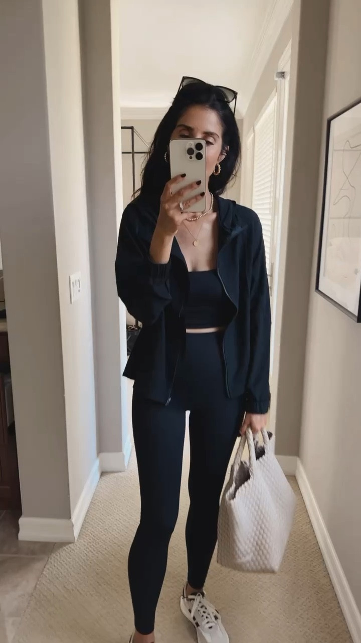 I’m just shy of 5-7” wearing the size small jacket and XS leggings. My set is currently on sale! StylinByAylin 

#LTKfindsunder50 #LTKSeasonal #LTKstyletip