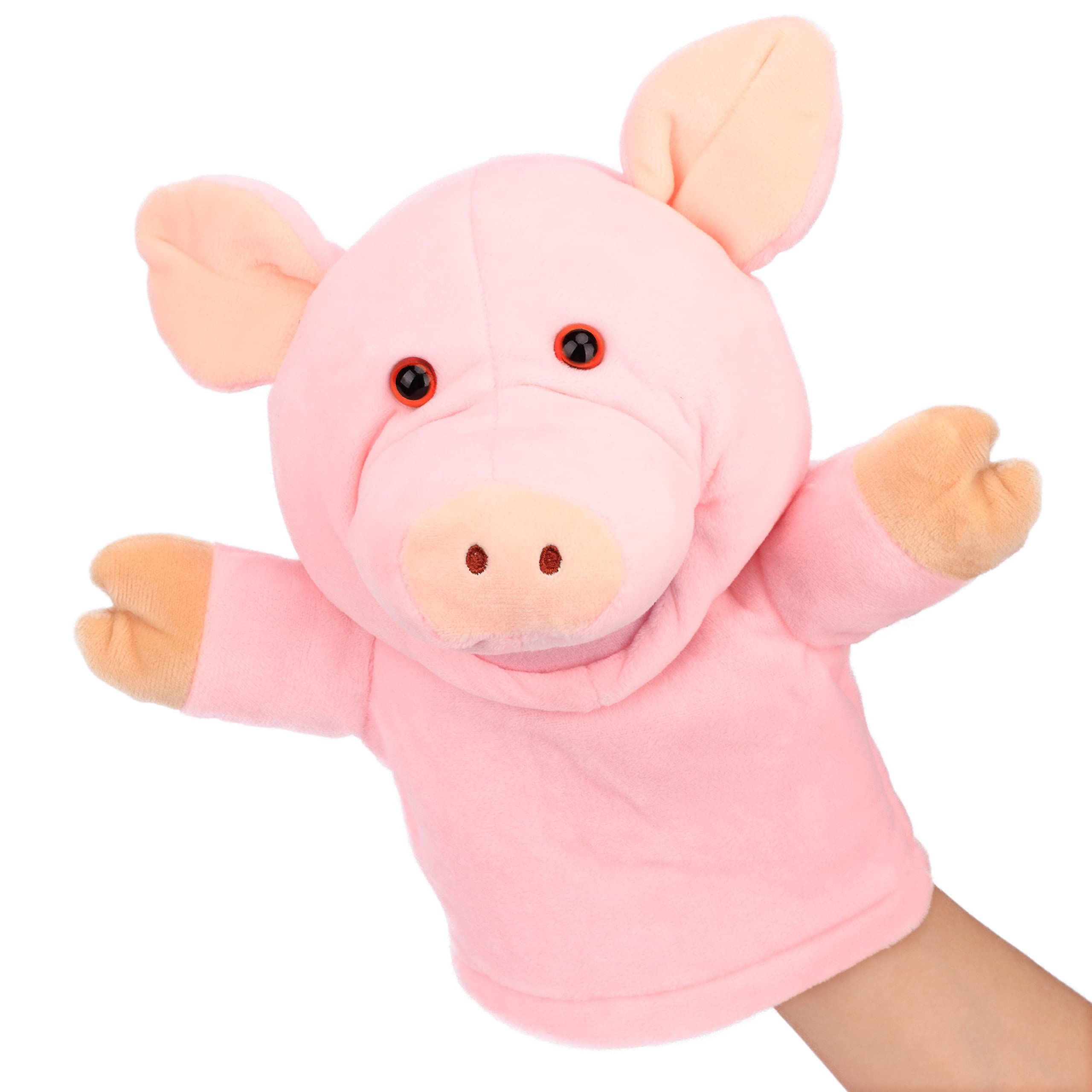 Easfan Pig Hand Puppet with Movable Mouth and Arms Role Play Storytelling Interactive Game Presch... | Amazon (US)