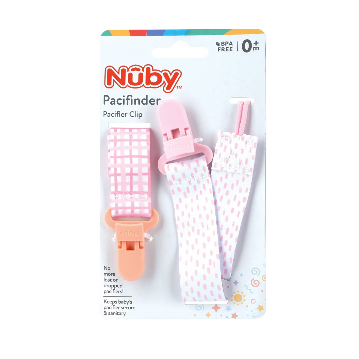 Nuby 2pk Pacifinder - Pink | Target
