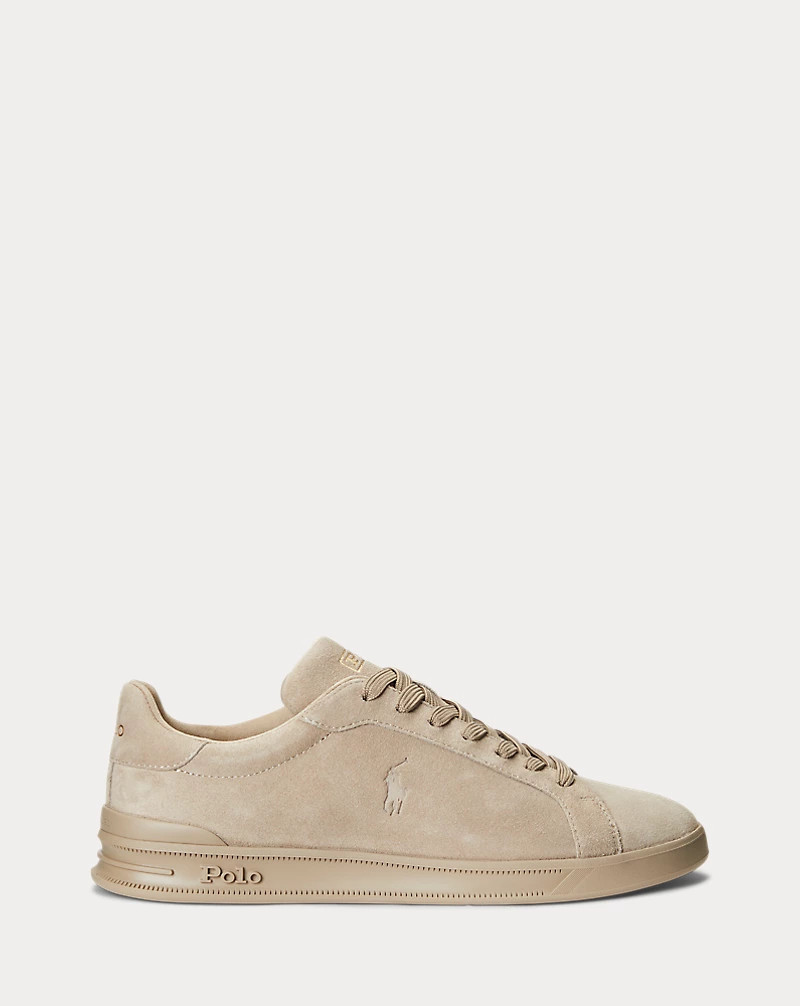 Heritage Court II Suede Trainer | Ralph Lauren (UK)