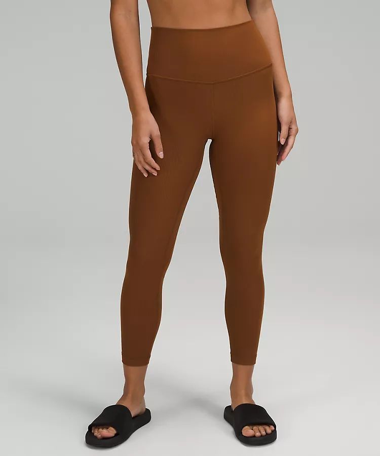 lululemon Align™ Ribbed High-Rise Pant 25" Online Only | Women's Leggings/Tights | lululemon | Lululemon (US)