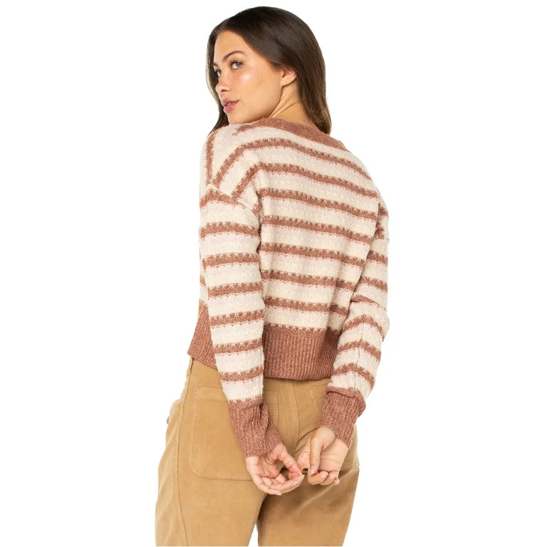 Celebrity Pink Women's and Women's Plus Boyfriend Cardigan, Sizes XS-3X | Walmart (US)