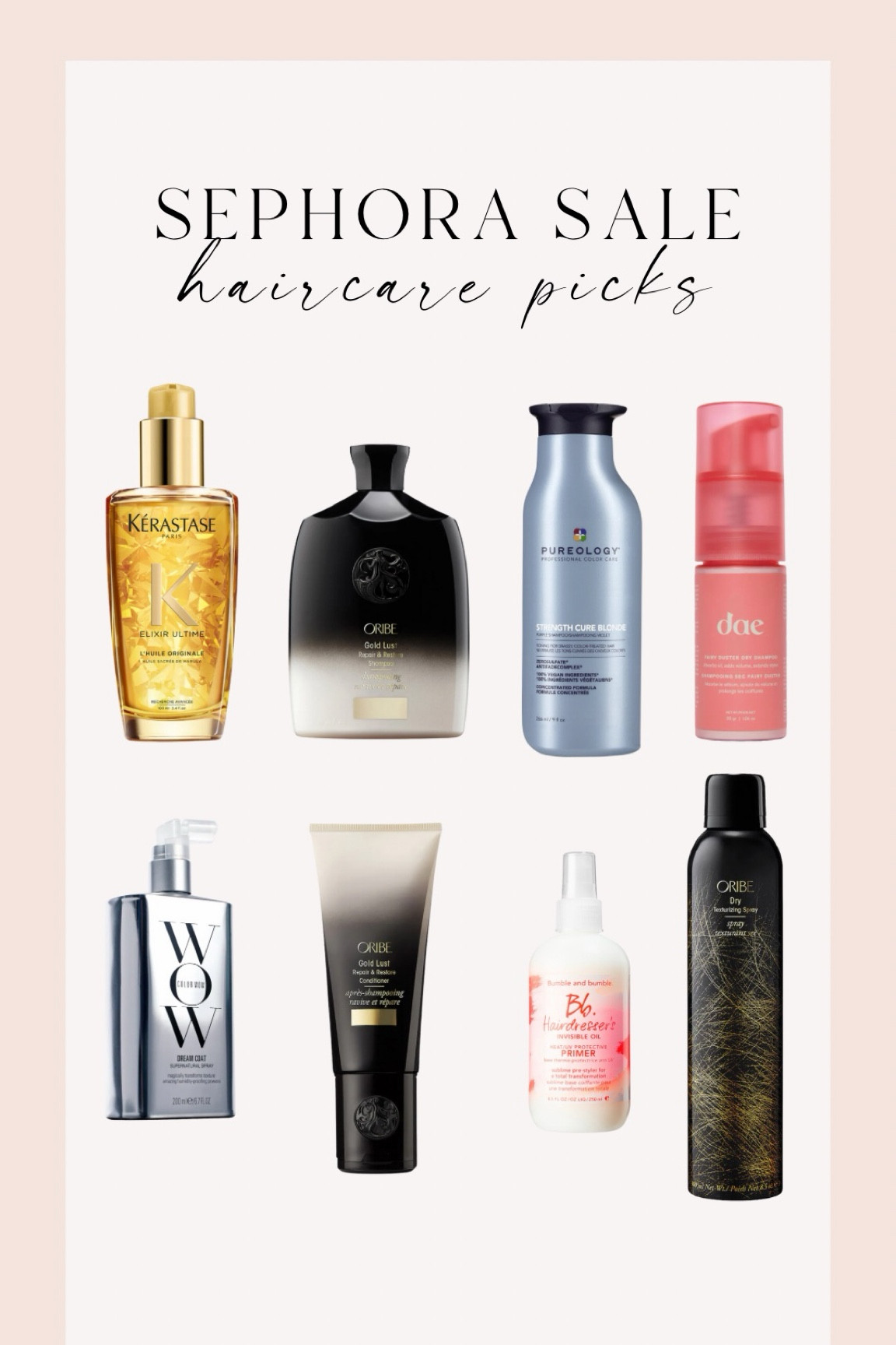 Hair care picks from the Sephora sale!! 

#LTKxSephora #LTKbeauty #LTKsalealert