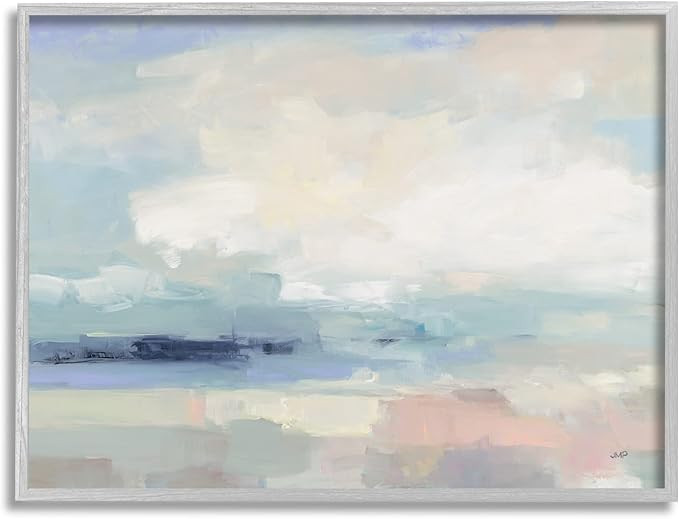 Stupell Industries Abstract Landscape Clouds Scene Framed Wall Art, Design by Julia Purinton | Amazon (US)
