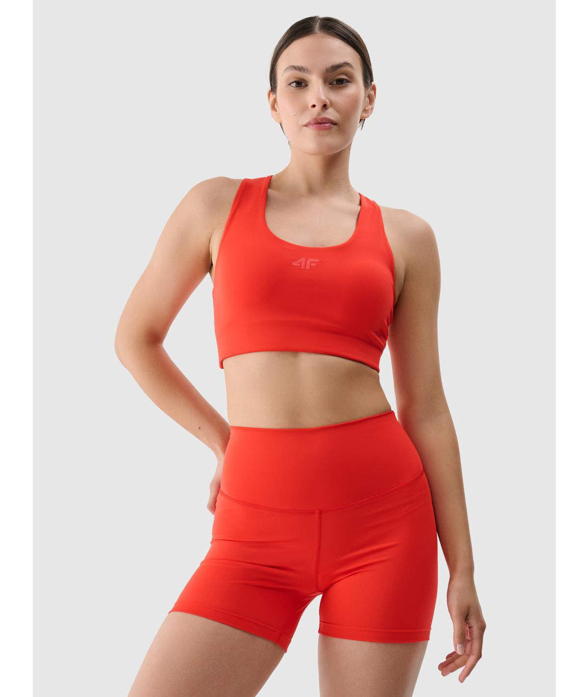 4F Women's Short Training Leggings - Red | Macy's