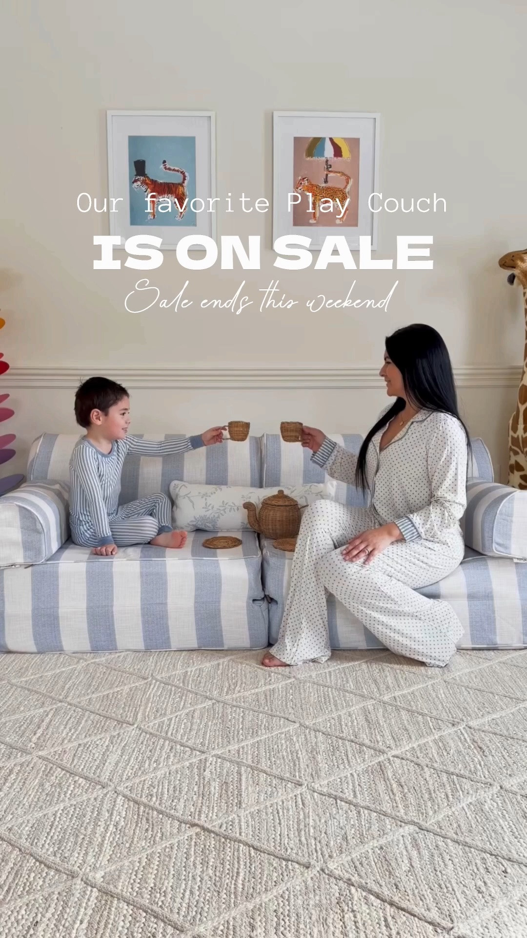 Our favorite play couch and play mat are on sale this weekend only. Take an extra 20% off with CODE : “JULY26”

#LTKSaleAlert #LTKHome #LTKKids