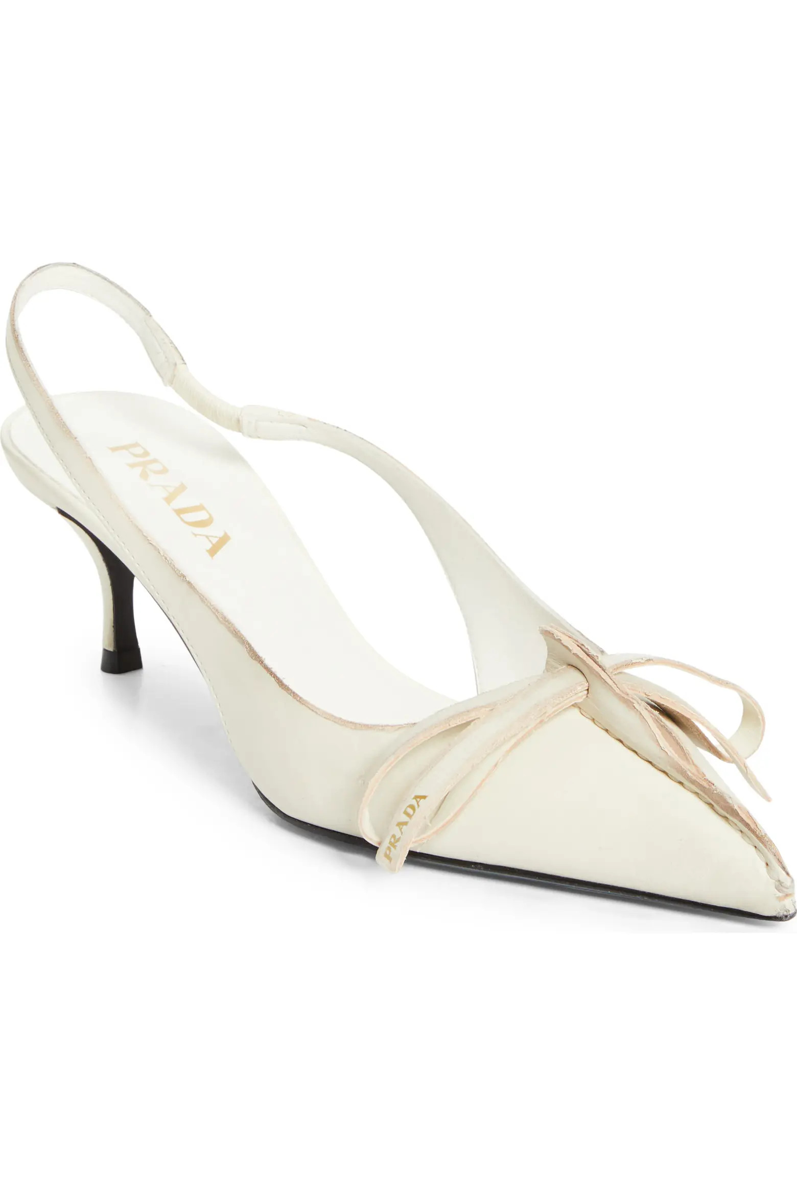 Prada Exposed Seam Slingback Pump (Women) | Nordstrom | Nordstrom