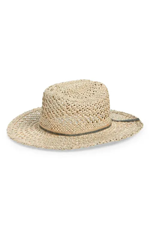 Wyeth Jessic Open Weave Straw Hat in Seagrass at Nordstrom | Nordstrom