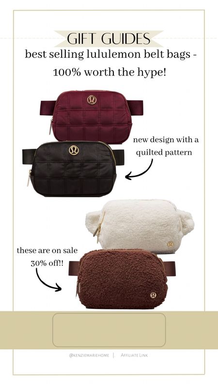 Lululemon belt bags make the best gifts! 

#LTKGiftGuide #LTKHoliday #LTKfamily