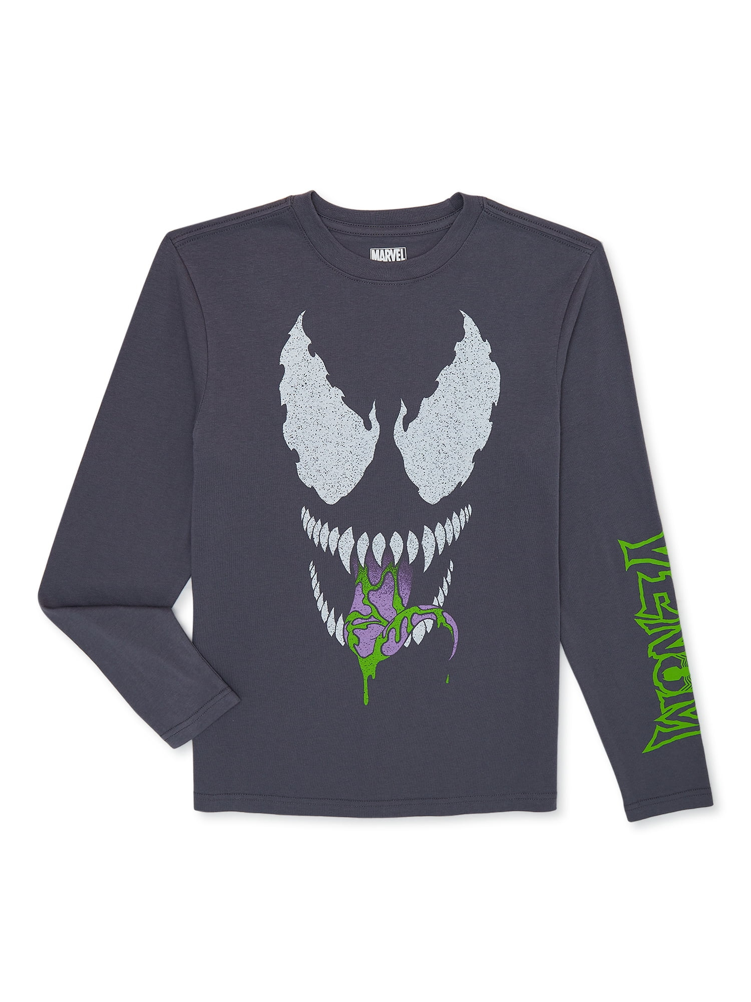 Venom Boys Long Sleeve Graphic T-Shirt, Sizes 4-18 | Walmart (US)