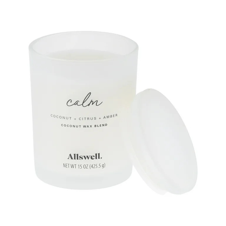 Allswell 15oz Scented 2-Wick Spa Candle - Calm (Coconut + Citrus + Amber) | Walmart (US)