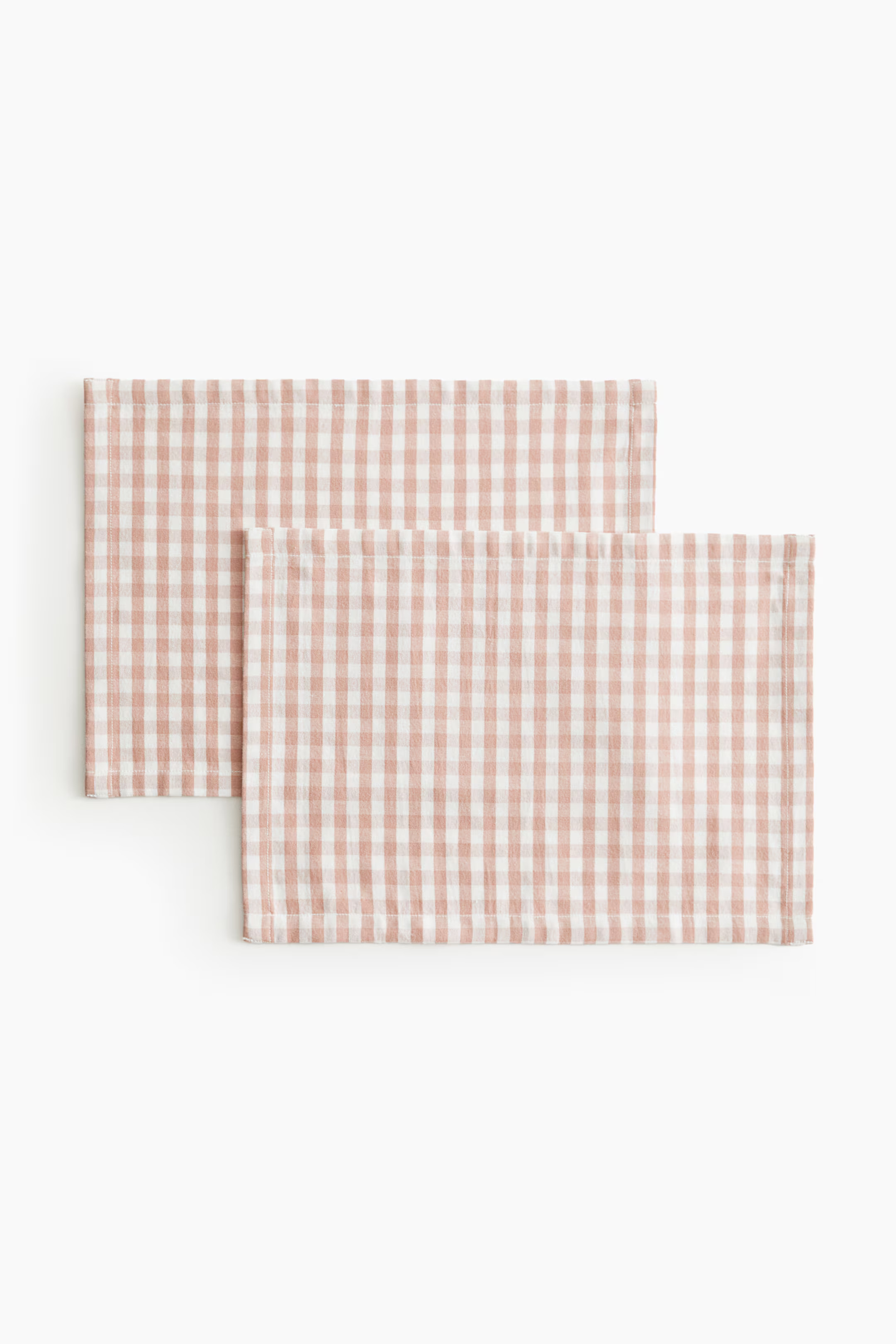 2-Pack Gingham-Checked Placemats | H&M (US + CA)