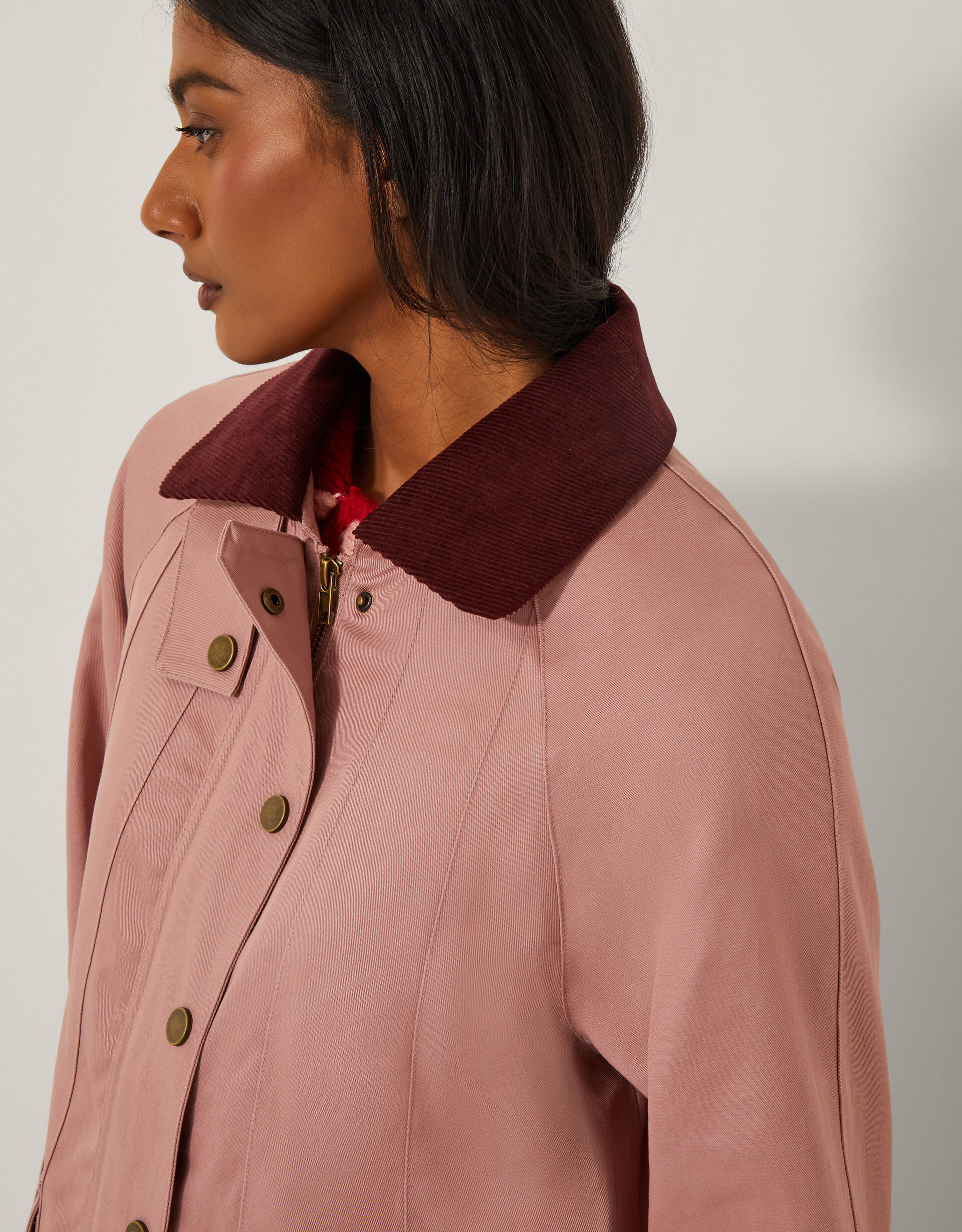 Rosie Barn Jacket Pink | Monsoon (UK)