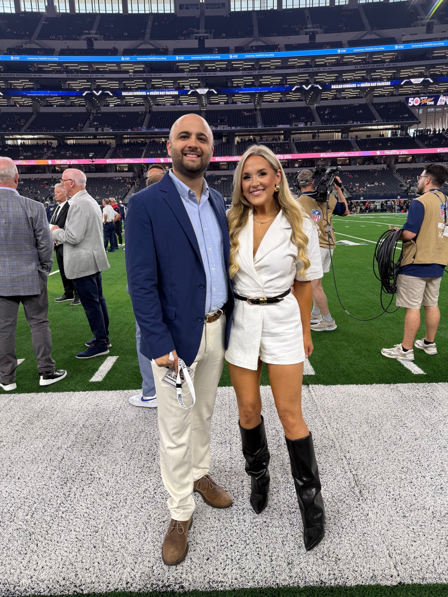 Game day outfits. Game day denim dress, concert outfits. Black boots. 

#LTKStyleTip #LTKShoeCrush #LTKPetite