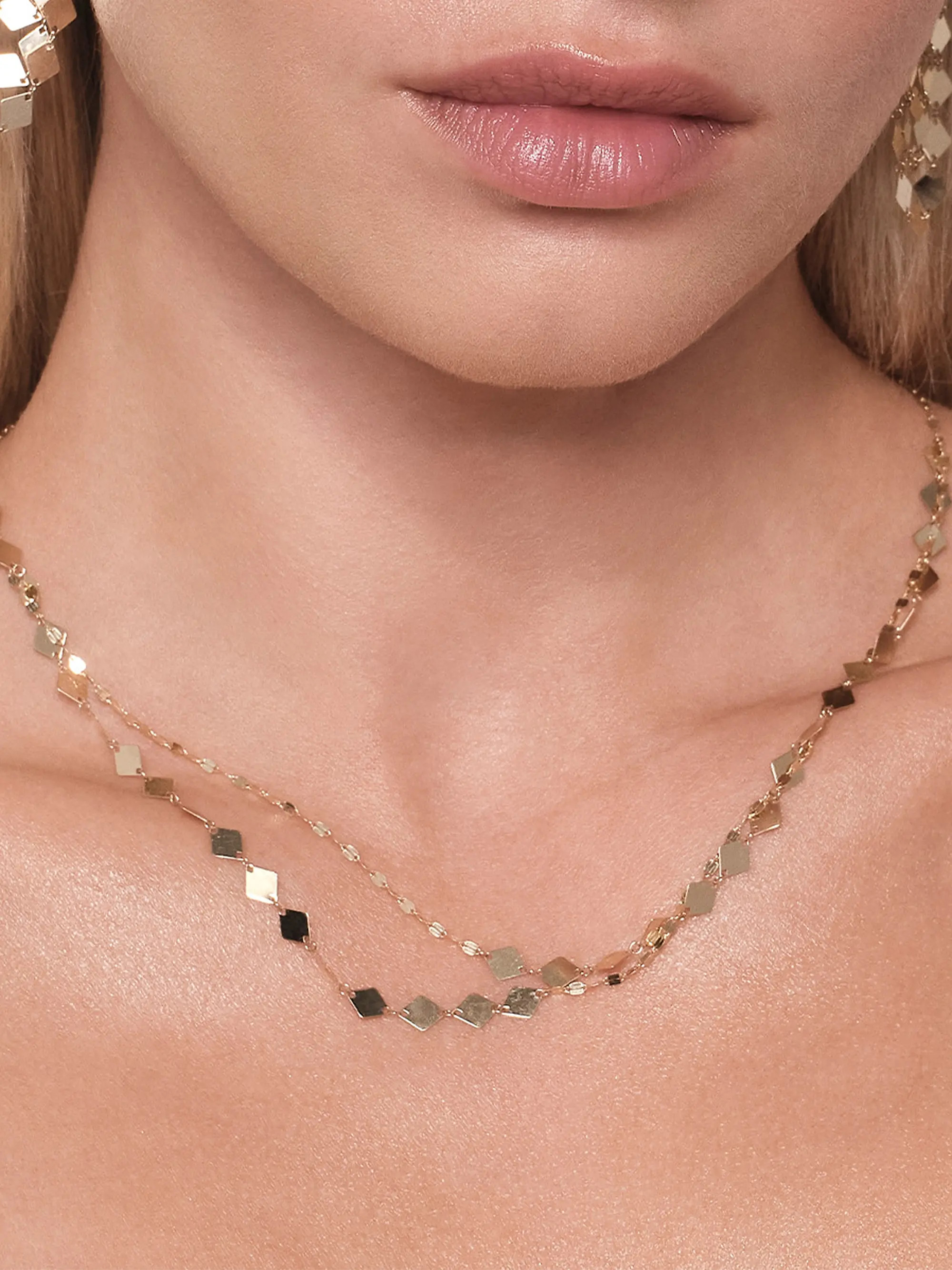 Laser Kite & Blake Chain 14K Yellow Gold Double-Strand Necklace | Saks Fifth Avenue