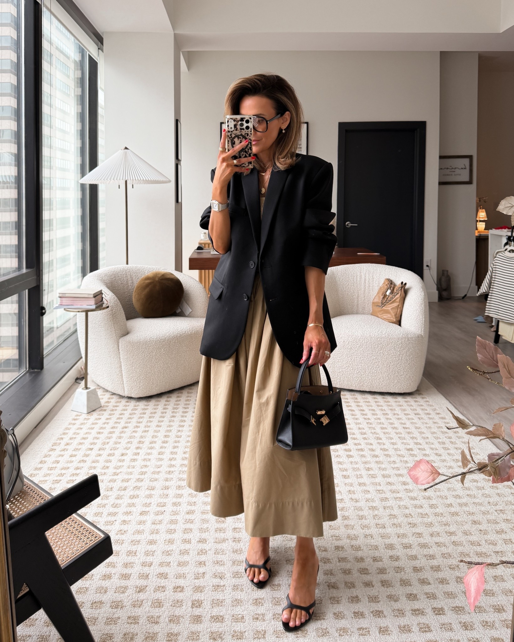 A dressed up outfit with the same dress! This is such a great office look or even something more classy for a date night🖤

#LTKootd #LTKSeasonal #LTKWorkwear