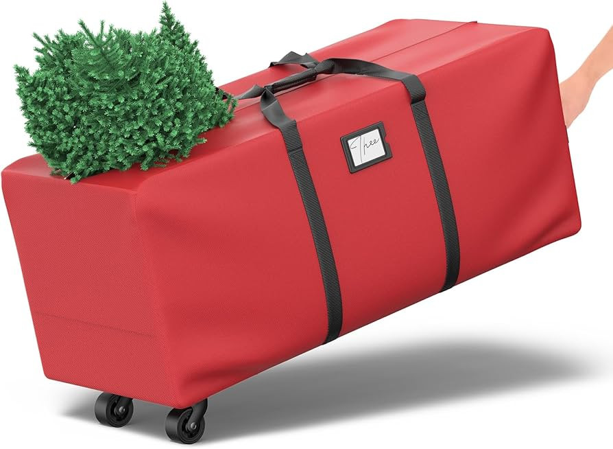 Christmas Tree Storage Bag 9Ft, PliMook Large Christmas Tree Storage Container, Waterproof Anti-T... | Amazon (US)