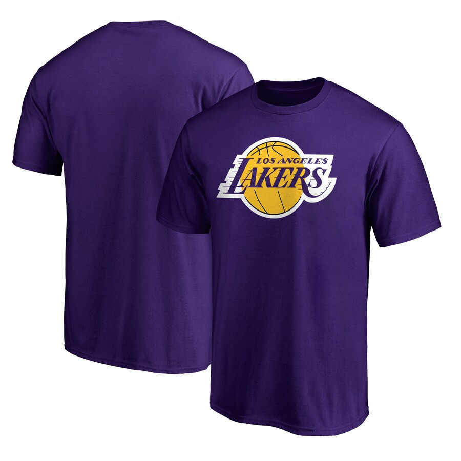 Los Angeles Lakers Fanatics Branded Primary Team Logo T-Shirt - Purple | Fanatics
