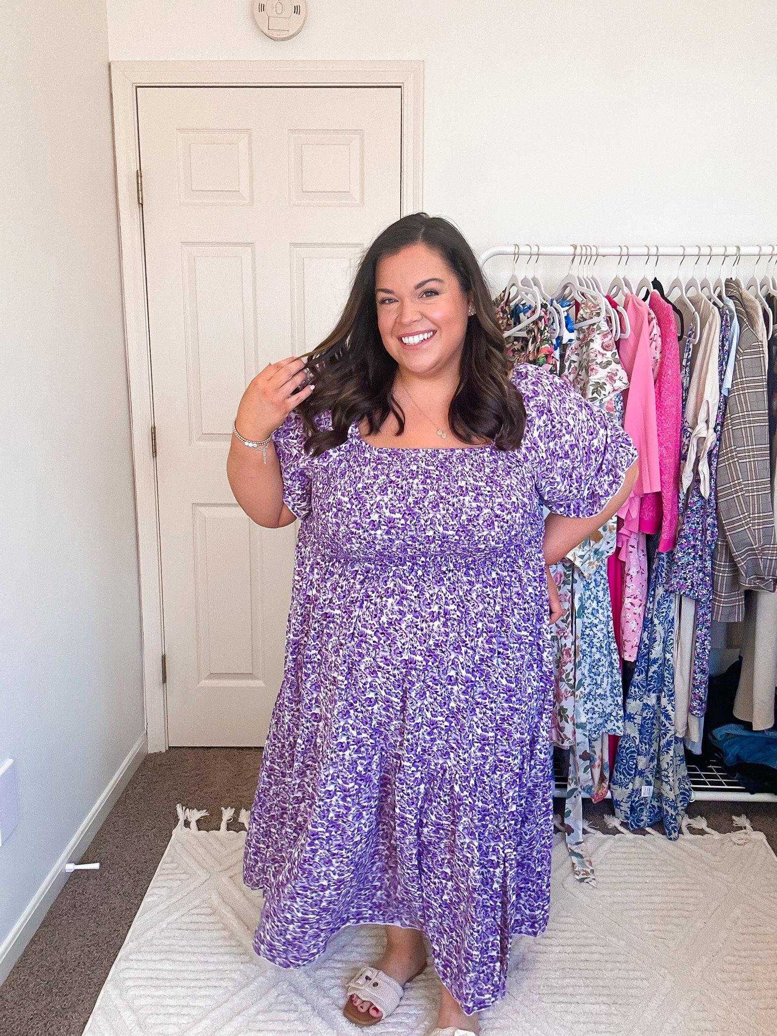 Absolutely obsessed with this purple floral dress from Amazon! It has a small slit to add a little spiciness, very flowy and comfortable! 

Wearing a 3xl 

Amazon fashion, Amazon finds, Amazon influencer, Amazon dresses, spring outfit, spring dresses, plus size, plus size dresses, Easter outfit, affordable dressess

#LTKfindsunder50 #LTKplussize #LTKstyletip