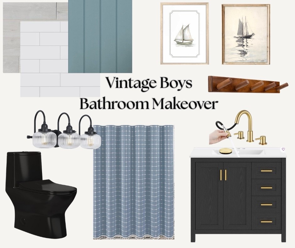 Vintage boys bathroom makeover 

#LTKSaleAlert #LTKKids #LTKHome