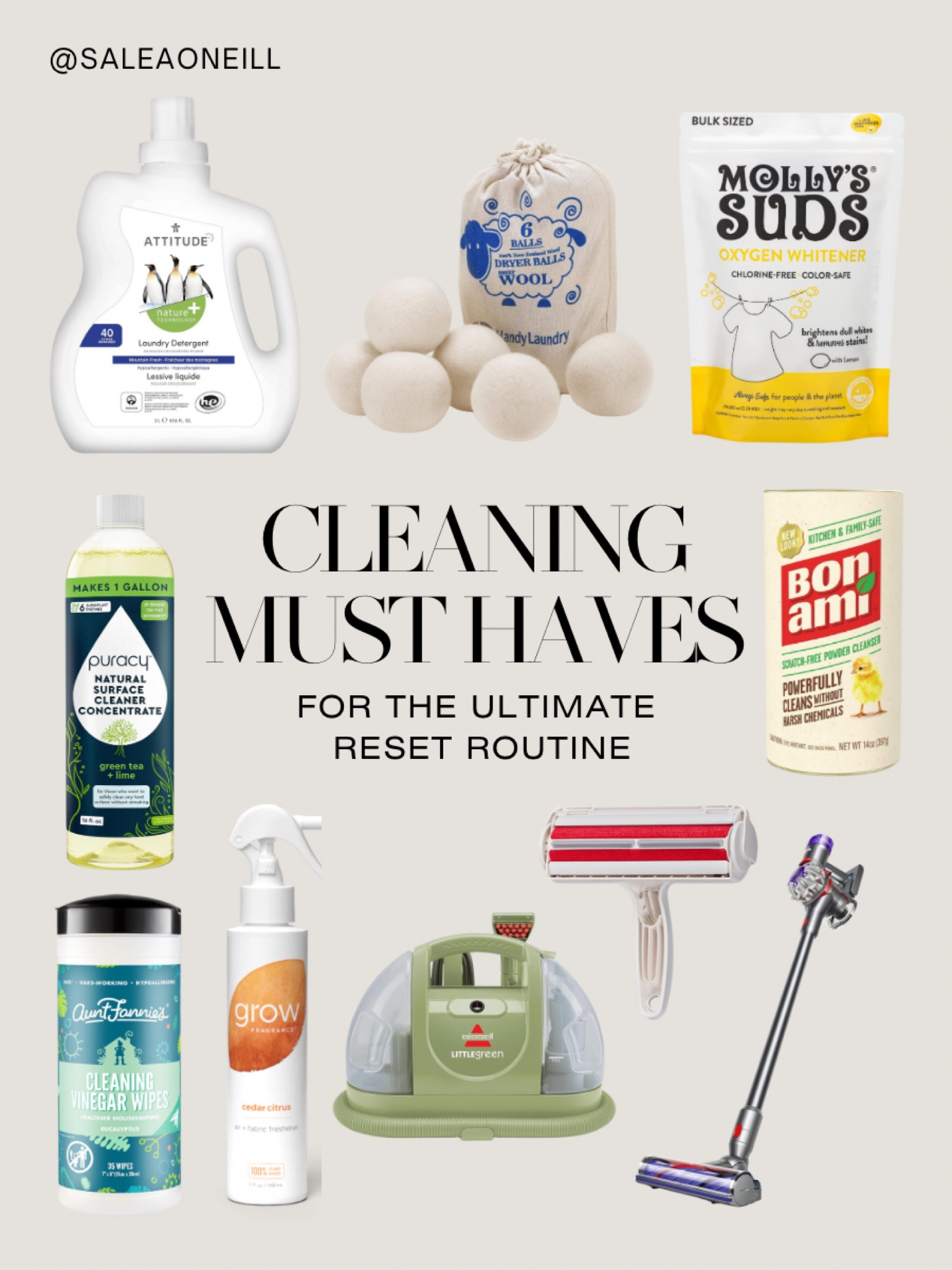 reset + non toxic cleaning favorites! 🌿

#LTKhome