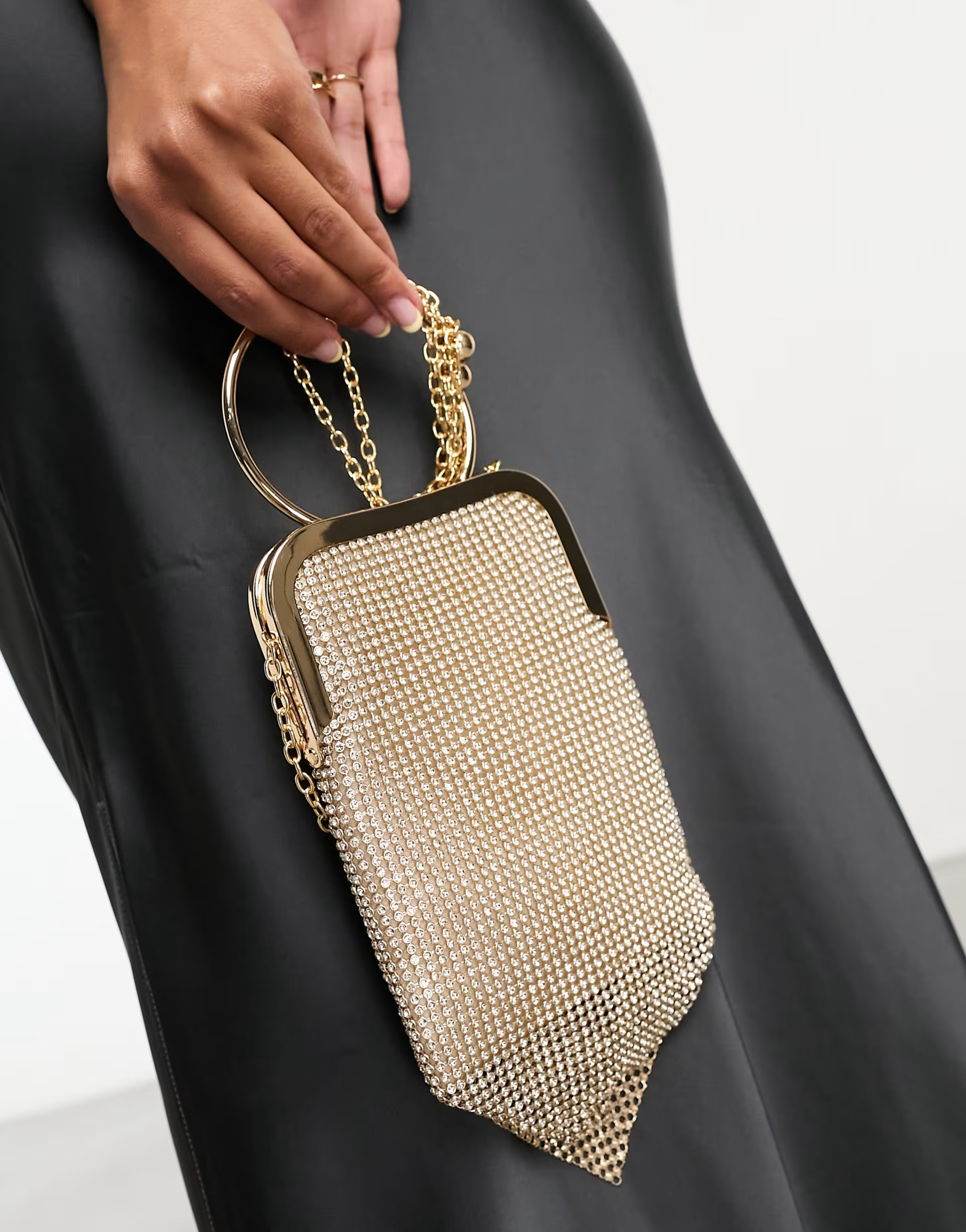 True Decadence chain mail grab bag in gold | ASOS | ASOS (Global)