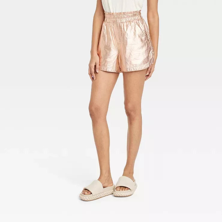 Metallic cheap shorts target