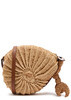 Hermit Crab raffia and leather cross-body bag | Harvey Nichols