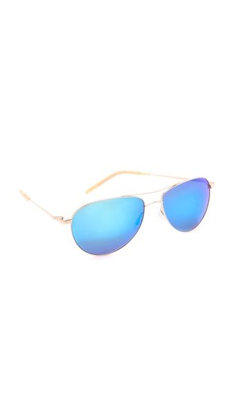 Benedict Mirrored Sunglasses | Shopbop