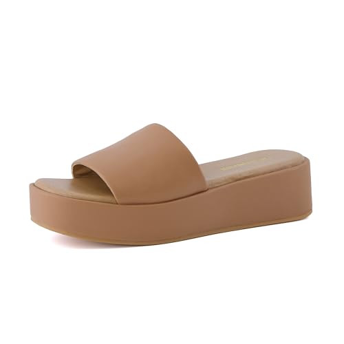 CUSHIONAIRE Women's Kudos Platform Slide Sandals | Amazon (US)