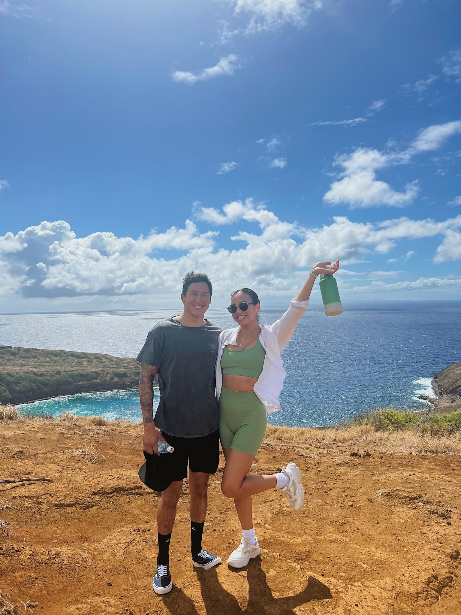 summer hiking outfit ☀️ | green workout set | shorts workout set | seamless workout set | amazon workout set | scrunch socks | white crew socks | green hydroflask | green water bottle | casual outfit | summer outfit 

#LTKtravel #LTKFitness #LTKunder50