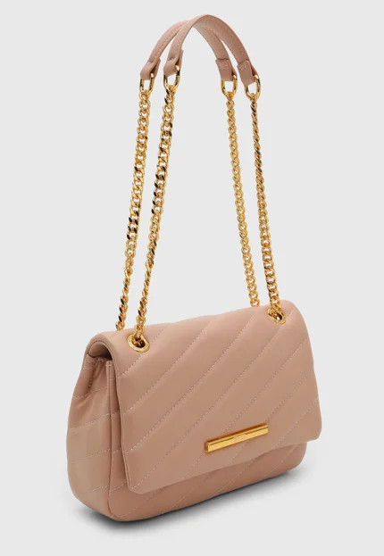 Bolsa Feminina Santa Lolla Média Matelassê Nude | Dafiti (BR)