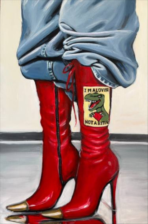 I’m a lover not a bitter Painting by Maria Folger | Saatchi Art