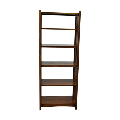 Saucedo 78" H x 30" W Solid Wood Standard Bookcase | Wayfair North America