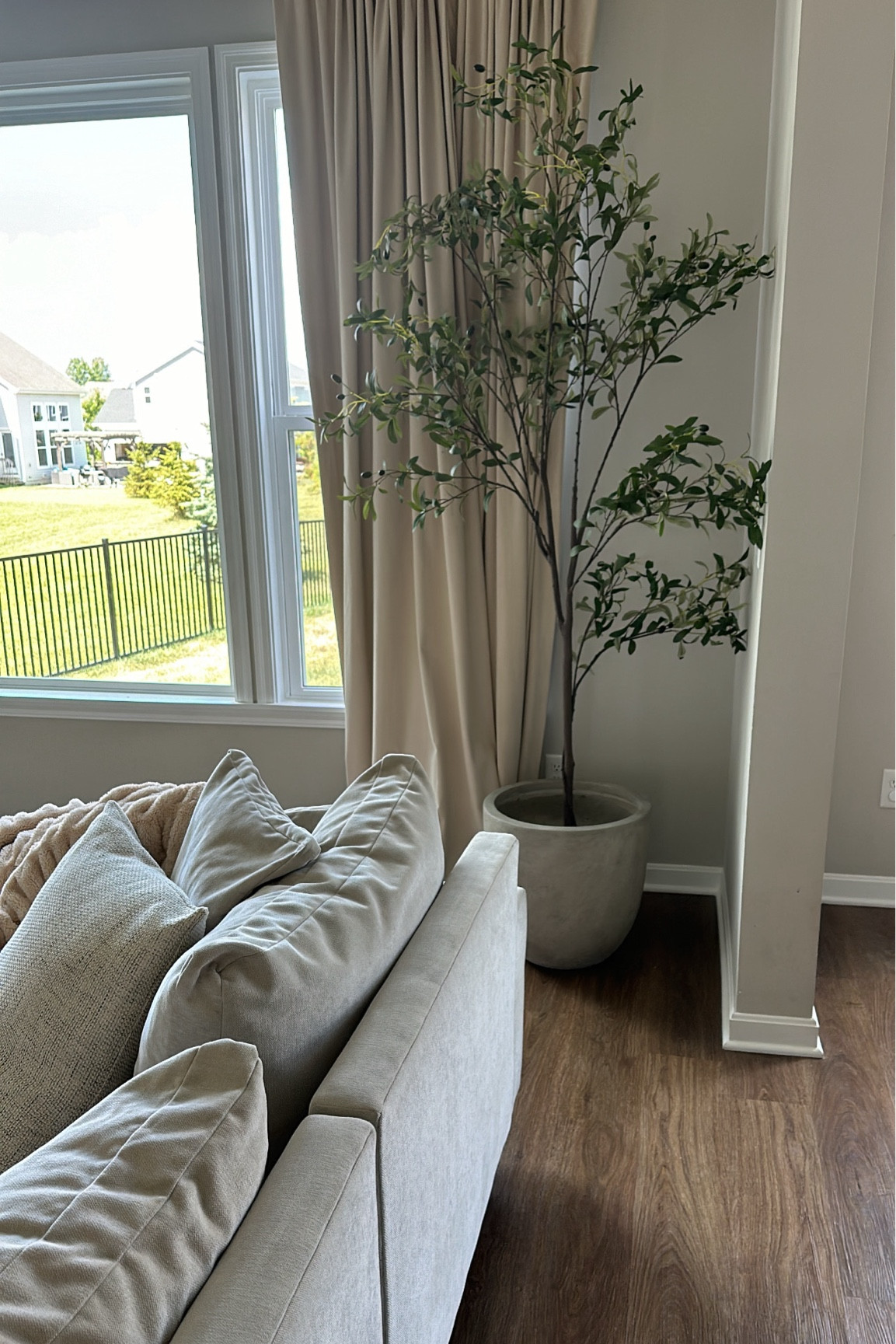 OBSESSED with our new olive tree
Ours is the 7ft! 
Amazon find
Concrete planter
Home finds
Amazon home 


#LTKHome #LTKStyleTip