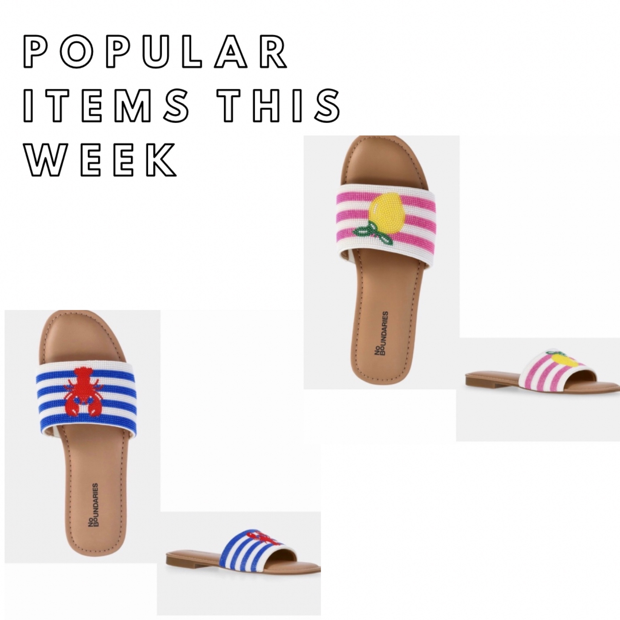 Sandals - found your summer sandals at an amazing price and with a  designer look. 


#lobster #slides #walmart #sandals
#under25 #budgetfriendly #summeroutfit #vacationoutfit  

#LTKU #LTKOver40 #LTKSeasonal