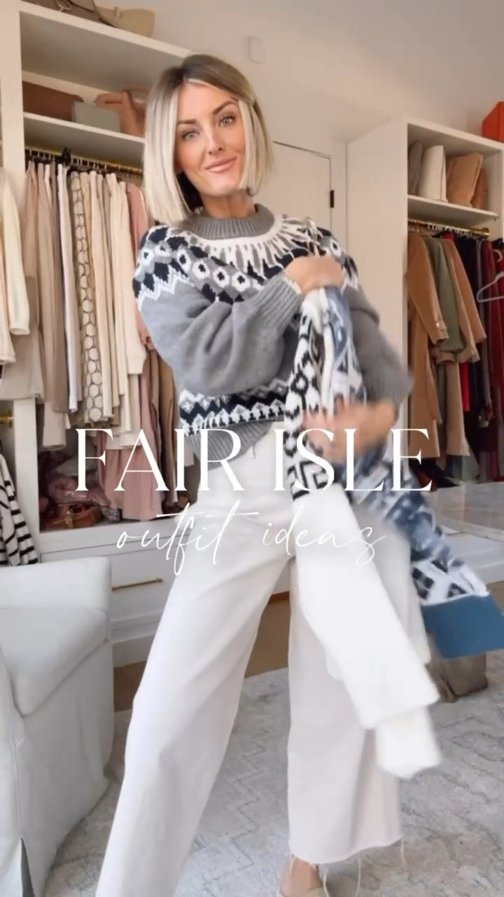 Fair isle sweaters I’m loving! All fit true to size - some on sale too 👏🏼

Loverly Grey, winter outfit ideas, fair isle sweaters

#LTKSaleAlert #LTKStyleTip #LTKSeasonal