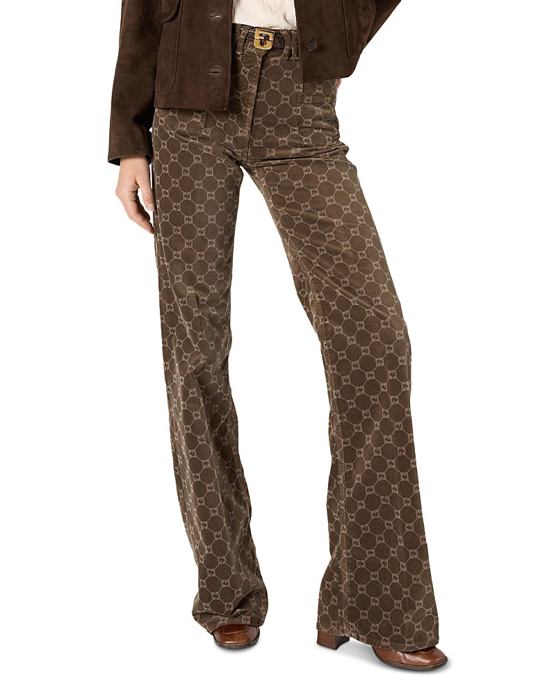 Gerard Darel Anna High Rise Flare Leg Jeans in Coffee | Bloomingdale's (US)